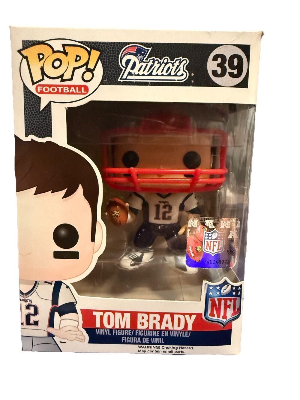 Funko Pop! Vinyl: NFL Tom Brady #39